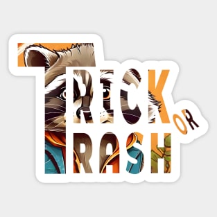 Trick or Trash Sticker